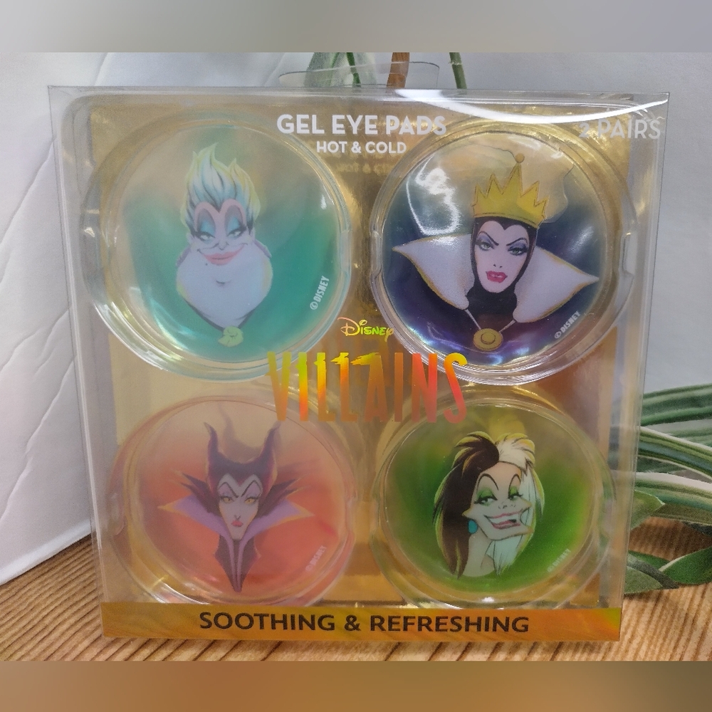 Disney Villains - Gel Eye Pads - Hot & Cold - 2 Pairs/4 Villains